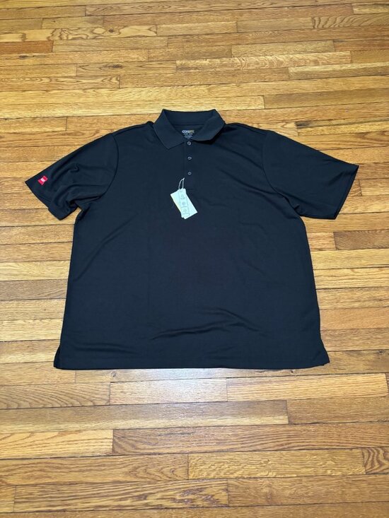 Core 365 Other - Core 365 Men's Polo Shirt Size 3XL Black Short Sleeve Jersey GAF Roofing NWT